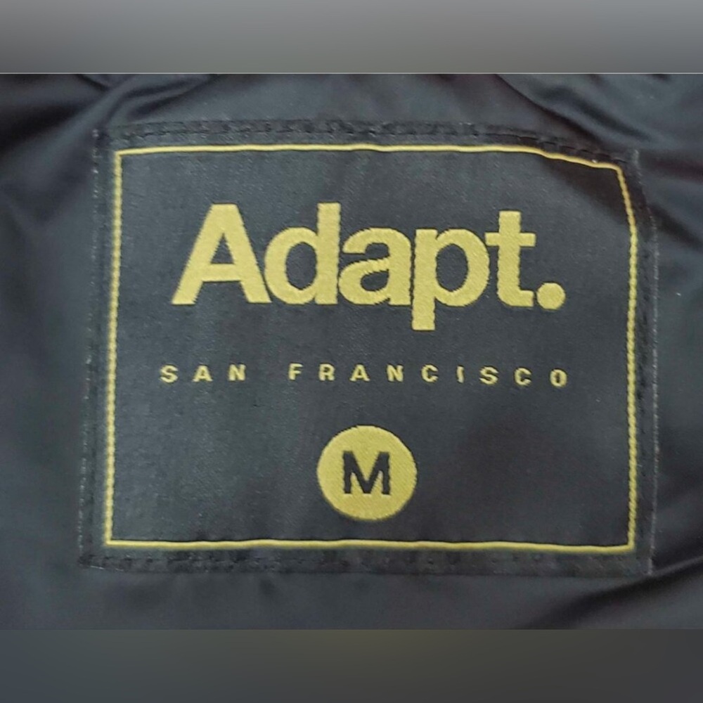 Adapt Men's Gold Blooded Retro San Francisco 49ers Inspired Snap Bomber Jacket M - Picture 4 of 9